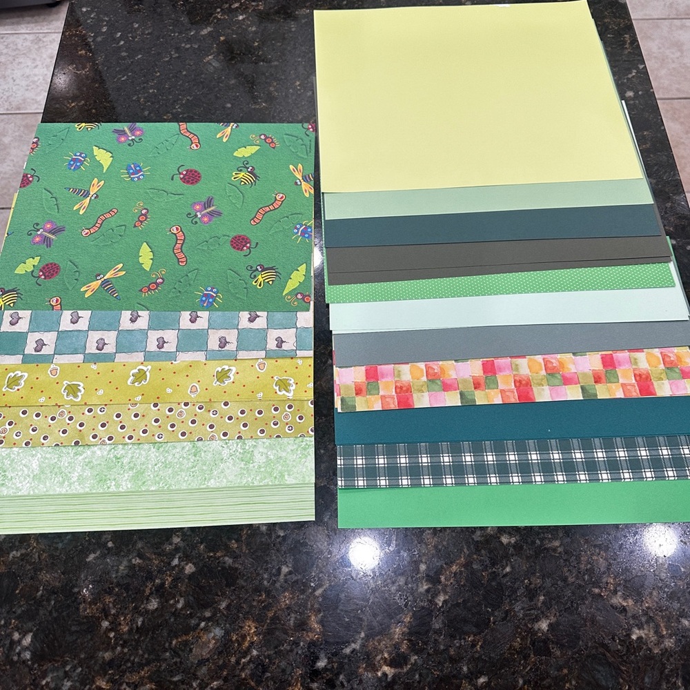 Colorful Party Scrapbook Paper Set